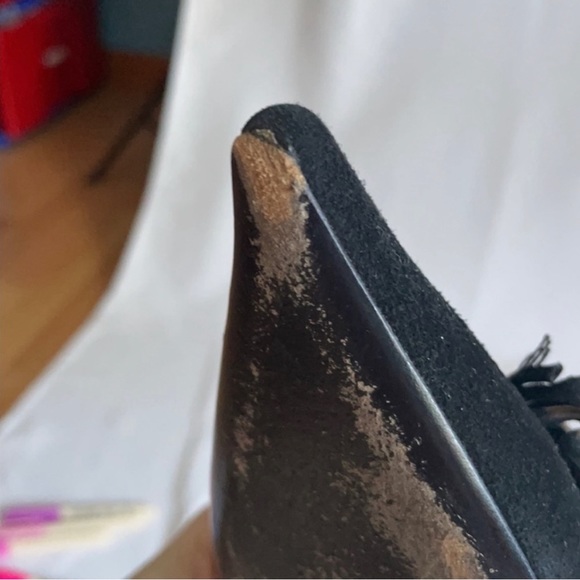 PRADA Suede Chain-Link Accents Pumps. Size 8.5. Price Firm. - Picture 8 of 9